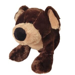 Ganz Webkinz Mocha Pup Plush Stuffed Animal HM348 USED Code Soft Toy 10" Dog